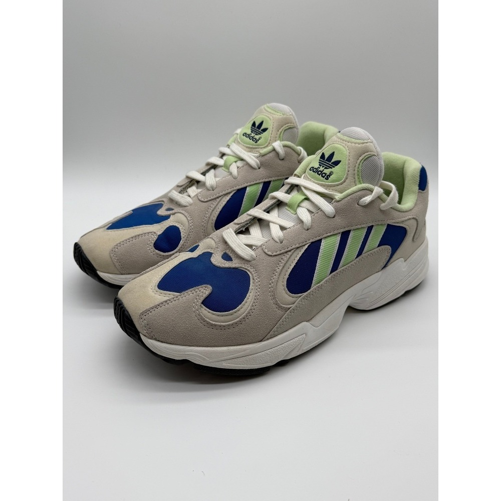 Adidas Yung-1 Sneakers Men's Size 10‎ 1/2 Gray Blue Gently Used 0055